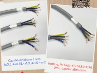 Cáp điều khiển 4x0.75 Cu – Altek Kabel