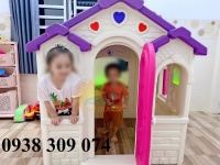 Ngôi nhà chơi cổ tích cho bé, ngôi nhà đồ chơi bằng nhựa