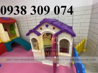 Ngôi nhà chơi cổ tích cho bé, ngôi nhà đồ chơi bằng nhựa