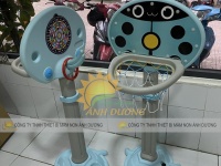 Cột bóng rổ mầm non, khung thành mầm non,xe trượt dốc trẻ em