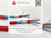 Cáp chống cháy chống nhiễu FR 2x1.5