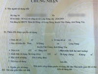 F0 - LÔ ĐẤT CHÍNH CHỦ - 102M2 Thôn Sở Đông, Xã Long Hưng, Huyện Văn Giang, Hưng Yên