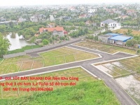 HOT ĐẤT ĐẸP- GIÁ TỐT BÁN NHANH Đất Nền Khu Công Nghiệp Tràng Duệ 3 chỉ hơn 1,2 Tỷ/lô Sổ đỏ trọn đời
