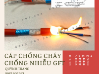 Cung cấp cáp chống cháy chống nhiễu 3 miền – Giá tốt