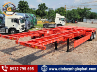 Giải pháp vận chuyển đa dạng: Mooc xương 2 dí 40 feet CIMC Huajun 2026