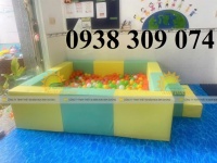 Khung nhà bóng mút xốp, khung quây nhà banh, nhà banh mini