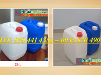 Can nhựa 10 lít giá bao nhiêu, giá can nhựa 20 lít, can nhựa 25 lít đựng hóa chất 