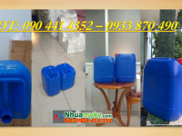 Can nhựa 10 lít giá bao nhiêu, giá can nhựa 20 lít, can nhựa 25 lít đựng hóa chất 
