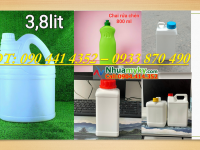Cung cấp can nhựa 500ml giá tận xưởng Long An, can nhựa 1 lít đựng thuốc trừ sâu 
