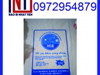 Cung cấp túi PE có in đựng nước đá, đá viên, đá bi