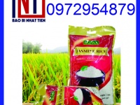 Túi PA 4 cạnh đựng gạo 5kg, cung cấp túi PA đựng gạo