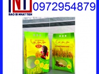 Túi PA 4 cạnh đựng gạo 5kg, cung cấp túi PA đựng gạo