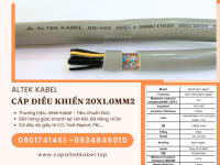 Cáp điều khiển chống nhiễu 20x1.0 Hà Nội, Đà Nẵng, Sài Gòn Altek Kabel chính hãng