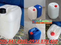 SX can nhựa 10 lít vuông có kiểm định ATTP, can đựng xăng dầu 20 lít vuông