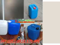 SX can nhựa 10 lít vuông có kiểm định ATTP, can đựng xăng dầu 20 lít vuông