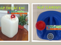 SX can nhựa 10 lít vuông có kiểm định ATTP, can đựng xăng dầu 20 lít vuông