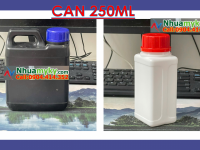 SX can nhựa 1 lít vuông công nghiệp, cam kết: dày – tuổi thọ cao – an toàn thực phẩm 