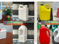 SX can nhựa 1 lít vuông công nghiệp, cam kết: dày – tuổi thọ cao – an toàn thực phẩm 