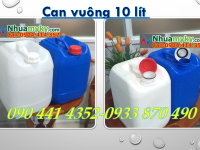 Can nhựa 30 lít trắng, can xanh 25 lít tròn, can nhựa 20 lít vuông đựng hóa chất 