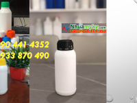 Chai đựng hóa chất 1 lít cực dày, chai nhựa 0.5 lít đựng hóa chất ngành cơ khí