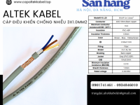 Cáp điều khiển Sh-500 3x1.0 chống nhiễu Altek Kabel sẵn Đà Nẵng, Hà Nội, Sài Gòn