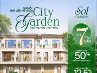 SOL GARDEN - Shophouse - Cạnh KCN VSIP TP. Hải Phòng - Trung tâm Hành chính mới TP. Thủy Nguyên
