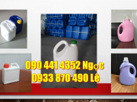 Can nhựa 0.5 lít đựng dầu, can 1 lít đựng dung dịch tẩy rửa tiện lợi 