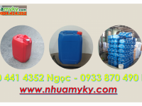 Can nhựa 20lít đựng phân cá dạng loãng, can nhựa 25 lít đựng axit mạnh, can 30 lít chứa cồn dễ bắt l