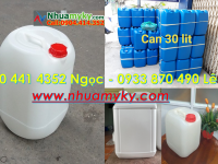 Can nhựa 20lít đựng phân cá dạng loãng, can nhựa 25 lít đựng axit mạnh, can 30 lít chứa cồn dễ bắt l