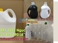 SX can nhựa 500ml vuông, can 1 lít tròn, can nhựa 2 lít đựng màu pha loãng