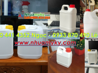SX can nhựa 500ml vuông, can 1 lít tròn, can nhựa 2 lít đựng màu pha loãng