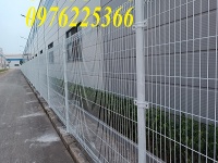 Hàng rào gập tam giác hai đầu - Hàng rào lưới thép hàn 