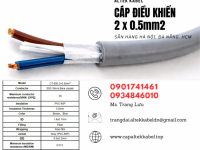 Cáp điều khiển, cáp tín hiệu 2x0.5 sẵn Đà Nẵng, Quảng Nam, Huế, Quảng Trị