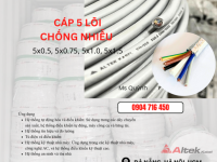 Cáp điều khiển Altek Kabel 5x0.5,5x0.75,5x1.0,5x1.5 DVV Đà Nẵng, Hà Nội, Bình Định, Phú yên