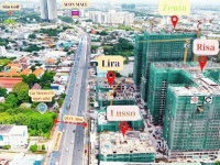 Căn hộ Mỹ tại Sài Gòn  Lusso Saigon tiêu chuẩn 5 sao giá chỉ 300tr sở hữu, Phường Bình Hòa, TP