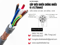 Cáp điều khiển Altek Kabel 6x0.75 chống nhiễu sẵn Hà Nội, Hưng Yên, Bắc Ninh