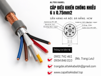 Cáp điều khiển Altek Kabel 6x0.75 chống nhiễu sẵn Hà Nội, Hưng Yên, Bắc Ninh