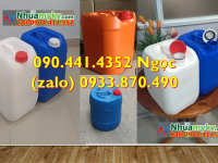 CAN 30 LÍT ĐỰNG NƯỚC SẠCH, CAN VUÔNG 25 LÍT, CAN 20 LÍT MÀU NỔI, CAN 10 LÍT ĐỰNG MỰC IN CHỐNG UV