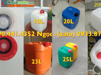 CAN 30 LÍT ĐỰNG NƯỚC SẠCH, CAN VUÔNG 25 LÍT, CAN 20 LÍT MÀU NỔI, CAN 10 LÍT ĐỰNG MỰC IN CHỐNG UV