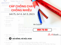 Cáp báo cháy, chống cháy FR 2x0.75, 2x1.0, 2x1.5, 2x2.5 Altek Kabel