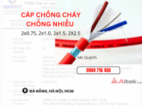 Cáp báo cháy, chống cháy FR 2x0.75, 2x1.0, 2x1.5, 2x2.5 Altek Kabel