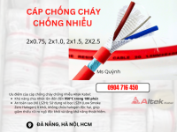 Cáp báo cháy, chống cháy FR 2x0.75, 2x1.0, 2x1.5, 2x2.5 Altek Kabel