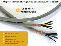 Cáp điều khiển chống nhiễu 8x1.0mm2 – Báo giá mới nhất, hàng chính hãng