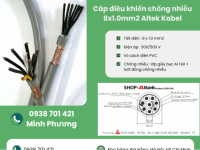 Cáp điều khiển chống nhiễu 8x1.0mm2 – Báo giá mới nhất, hàng chính hãng