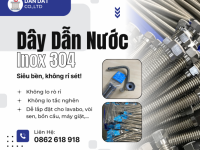 DÂY DẪN NƯỚC NÓNG INOX | ỐNG MỀM DẪN NƯỚC INOX 304 