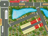 Bán đất view hồ Vai Réo, full cư 104.3m2, MT 5.65m, giá 50 triệu/m2