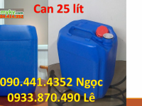 CAN 25 LÍT VUÔNG ĐỰNG HÓA CHẤT NÔNG NGHIỆP, CAN NHỰA 30 LÍT VUÔNG ĐỰNG AXIT ĐẬM ĐẶC