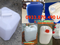 Can nhựa vuông 30 lít dày đựng vi sinh, can nhựa 25L đựng hóa chất pha chế 