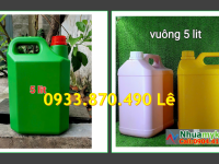 Can nhựa 3.8 lít đựng dung dịch lau kính, can nhựa 3.6 lít đựng hóa chất ngành nông nghiệp 