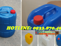 Can 20 lít nhựa công nghiệp, can nhựa 25 lít đựng hóa chất, can nhựa 30 lít vuông 